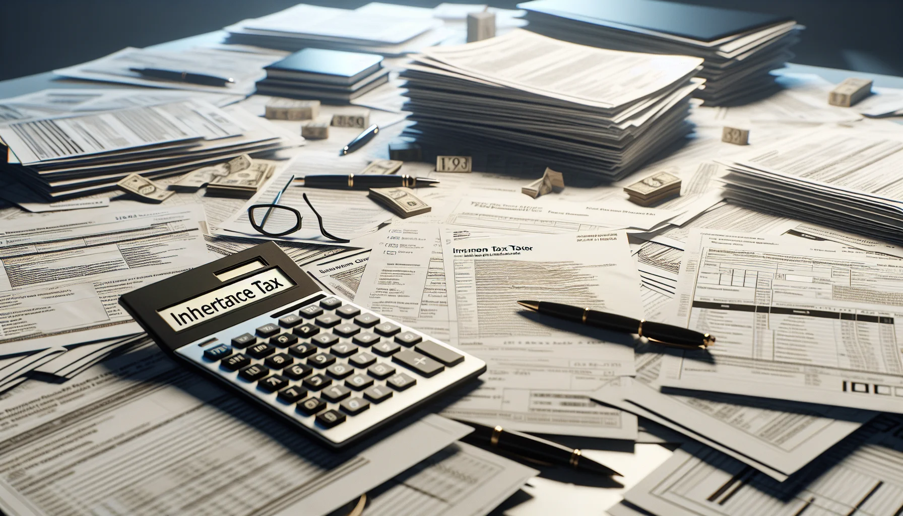 Erbschaftssteuer Dokumente und Berechnung für geerbte Immobilie