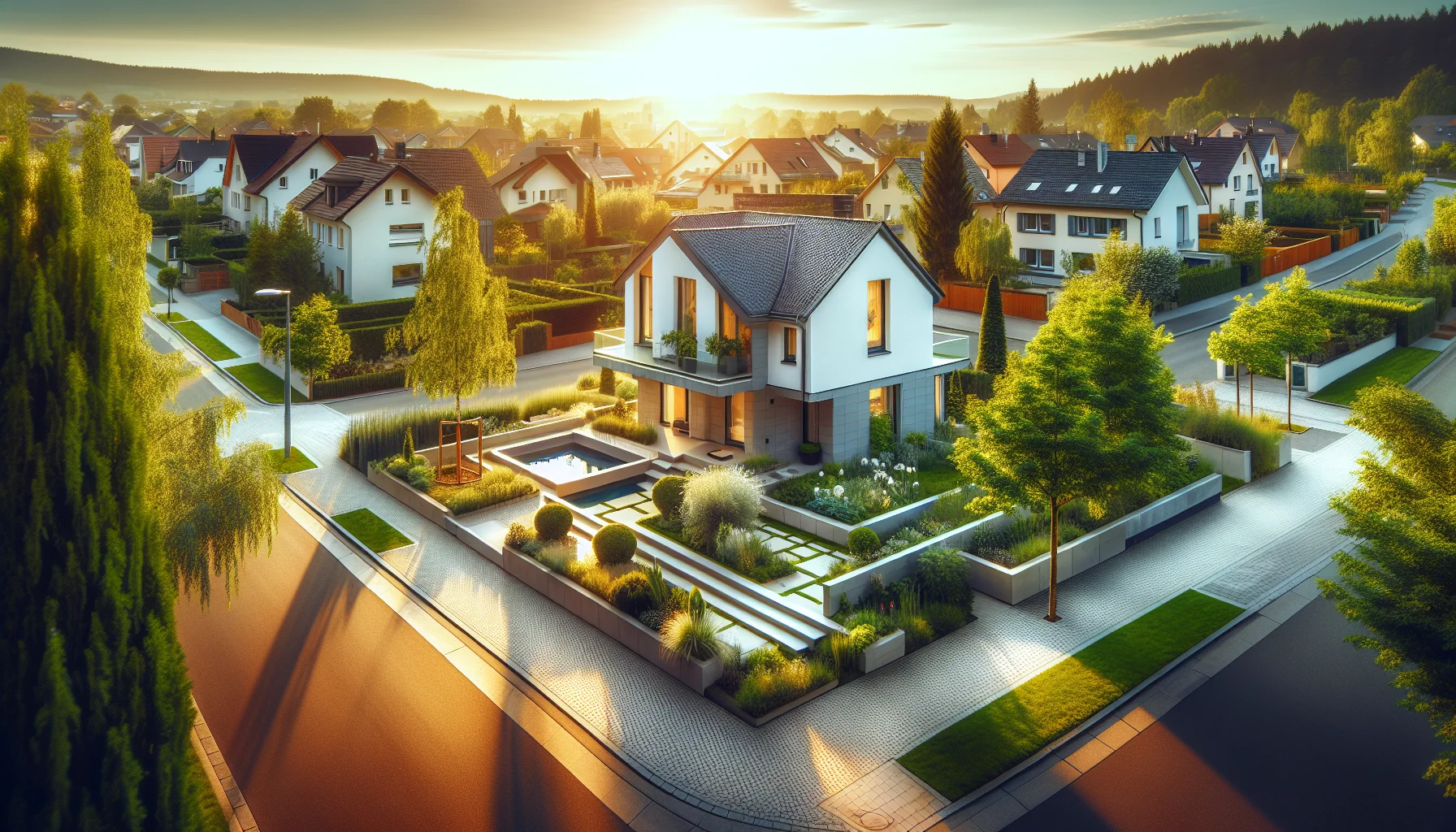 Modernes Einfamilienhaus in einem gepflegten Karlsruher Wohngebiet