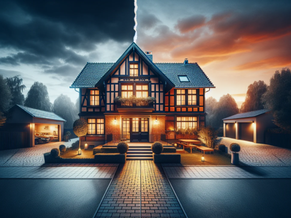 Haus bei Scheidung in Karlsruhe - Immobilie wird geteilt