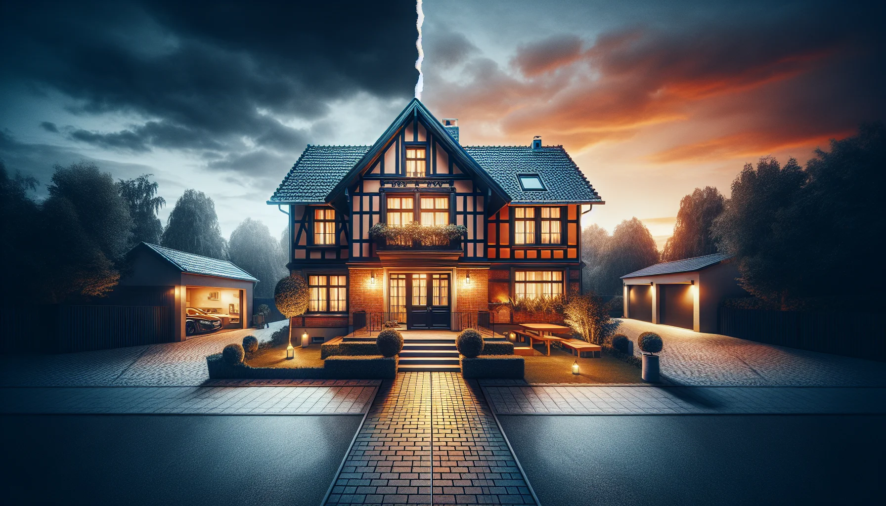 Haus bei Scheidung in Karlsruhe - Immobilie wird geteilt