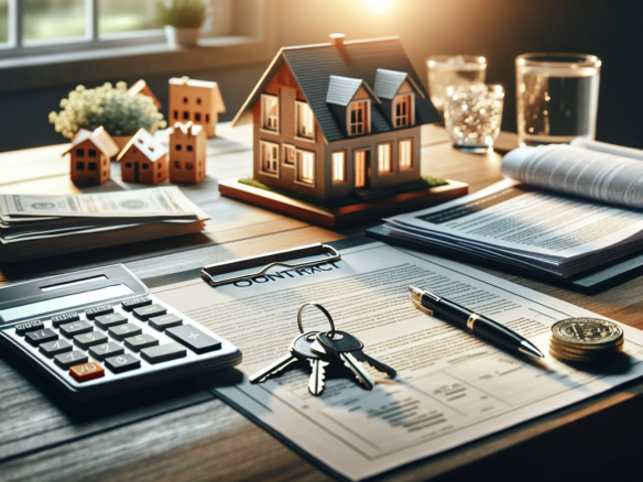 Maklergebühren Baden-Württemberg - Immobilientransaktion mit Schlüsseln und Verträgen