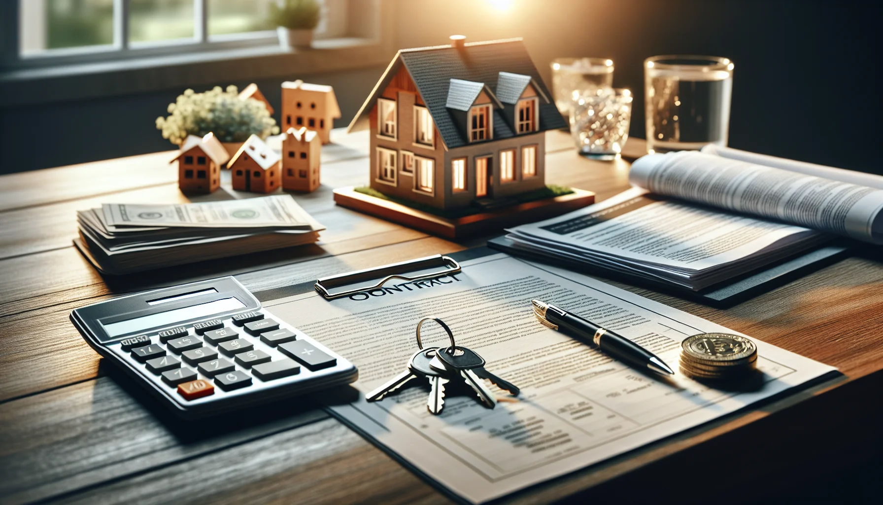 Maklergebühren Baden-Württemberg - Immobilientransaktion mit Schlüsseln und Verträgen