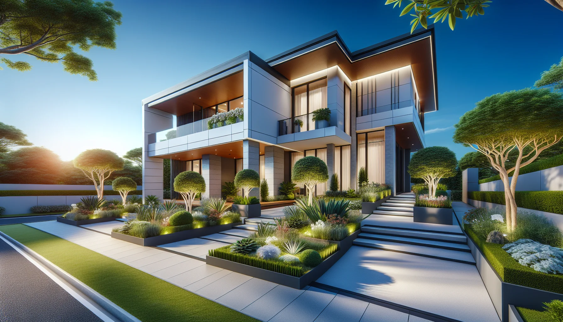 Moderne Immobilie mit gepflegtem Garten - Immobilie verkaufen Tipps