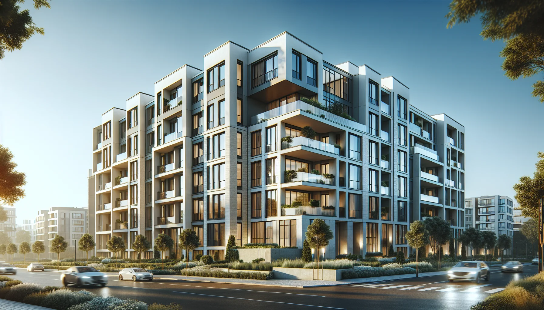 Moderne Wohnanlage mit Mietwohnungen - Wohnung vermieten Tipps