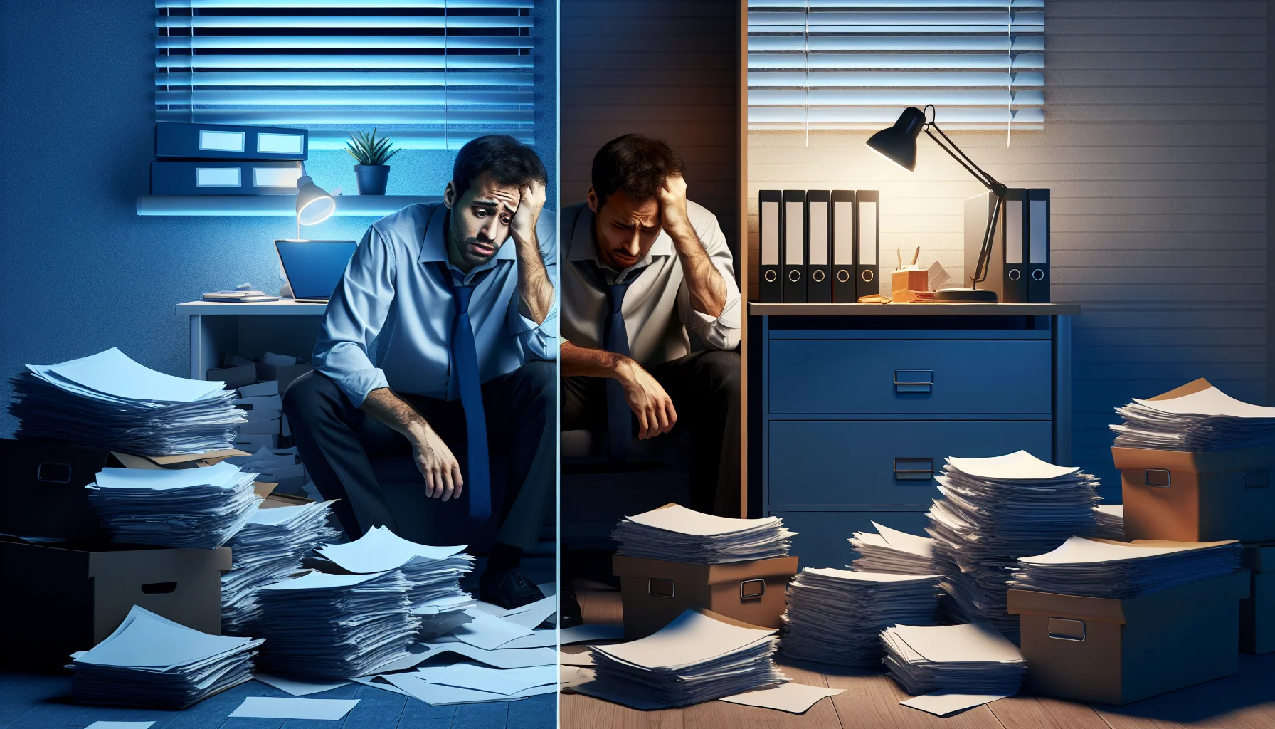 Vergleich zwischen chaotischem und organisiertem Hausverkauf