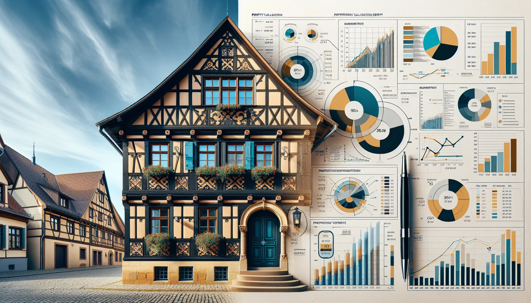 Vergleich zwischen Immobilie und detailliertem Bewertungsbericht