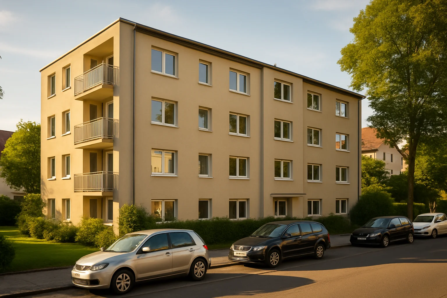 Gepflegtes Mehrfamilienhaus in Rastatt als Beispiel für professionelle Immobilienverwaltung