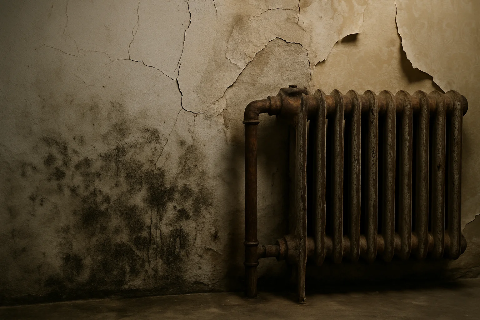 Sanierungsmängel im Haus – feuchte Kellerwände, alte Heizung und Schimmel als typische Mängel beim Hausverkauf
